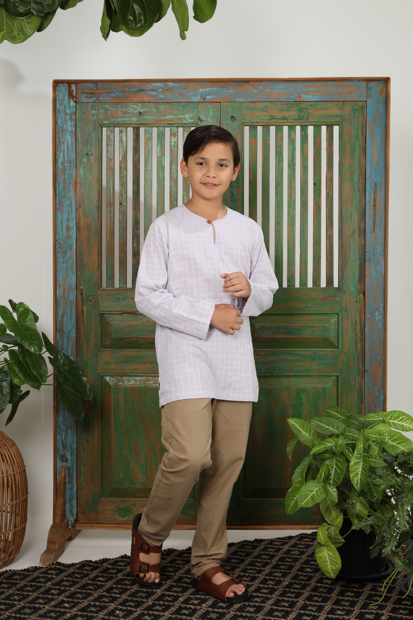 BOY KURTA LIGHT PURPLE