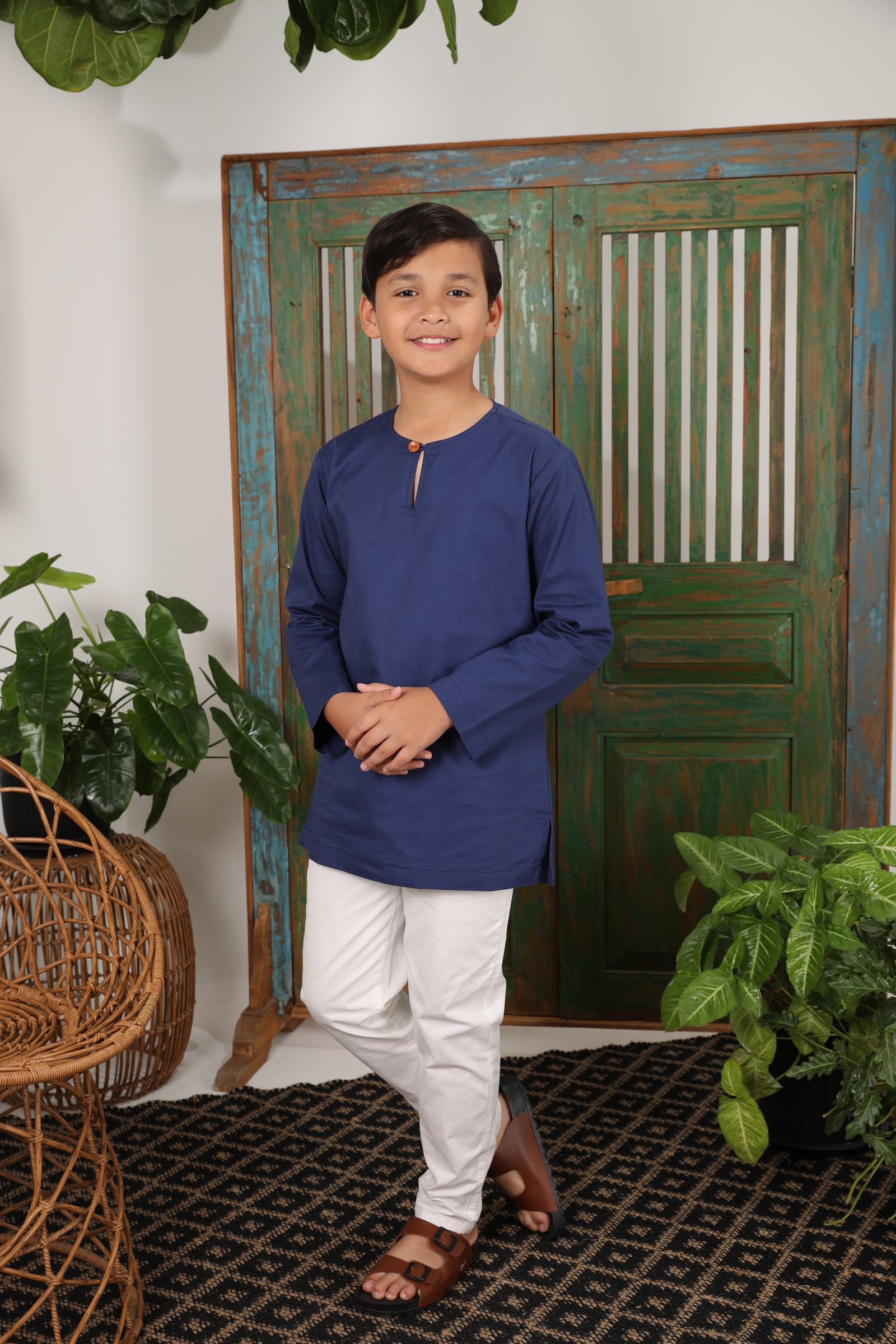 BOY KURTA DARK BLUE