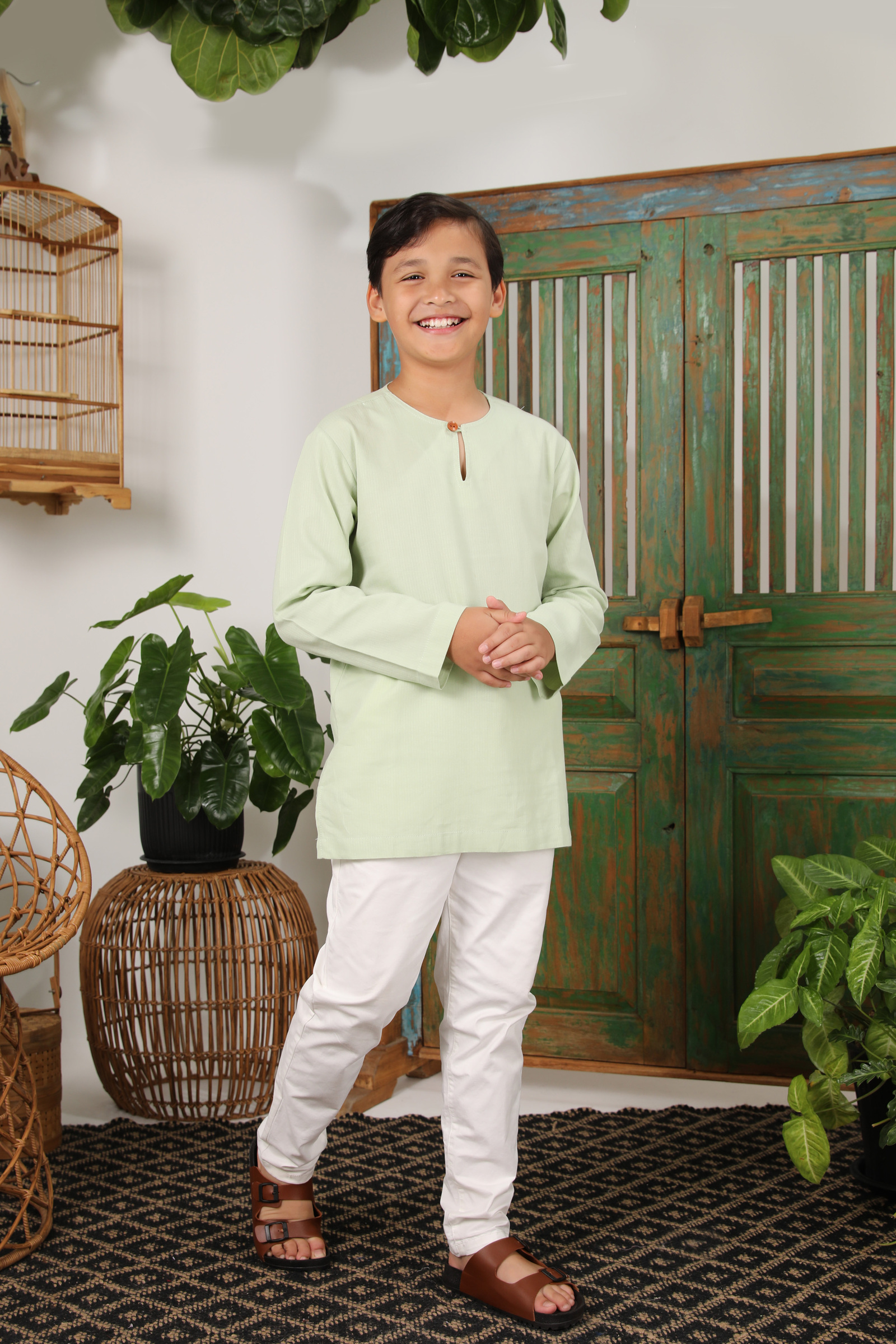 BOY KURTA GREEN