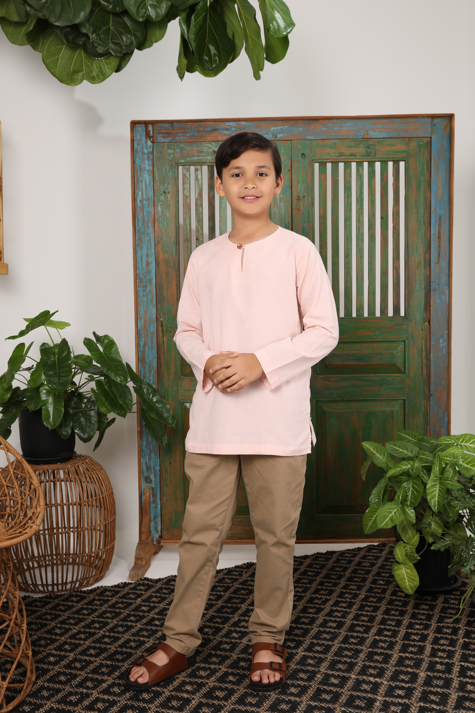 BOY KURTA LIGHT ORANGE