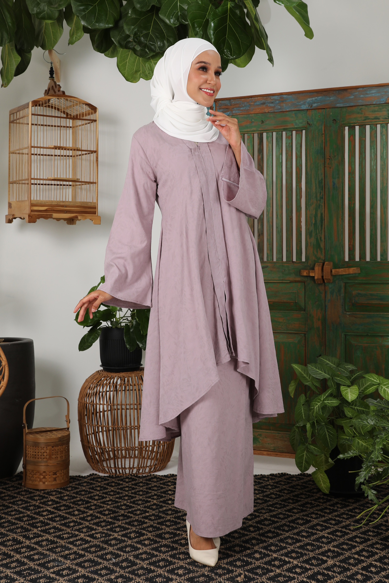 WOMEN KURUNG JENTAYU PURPLE