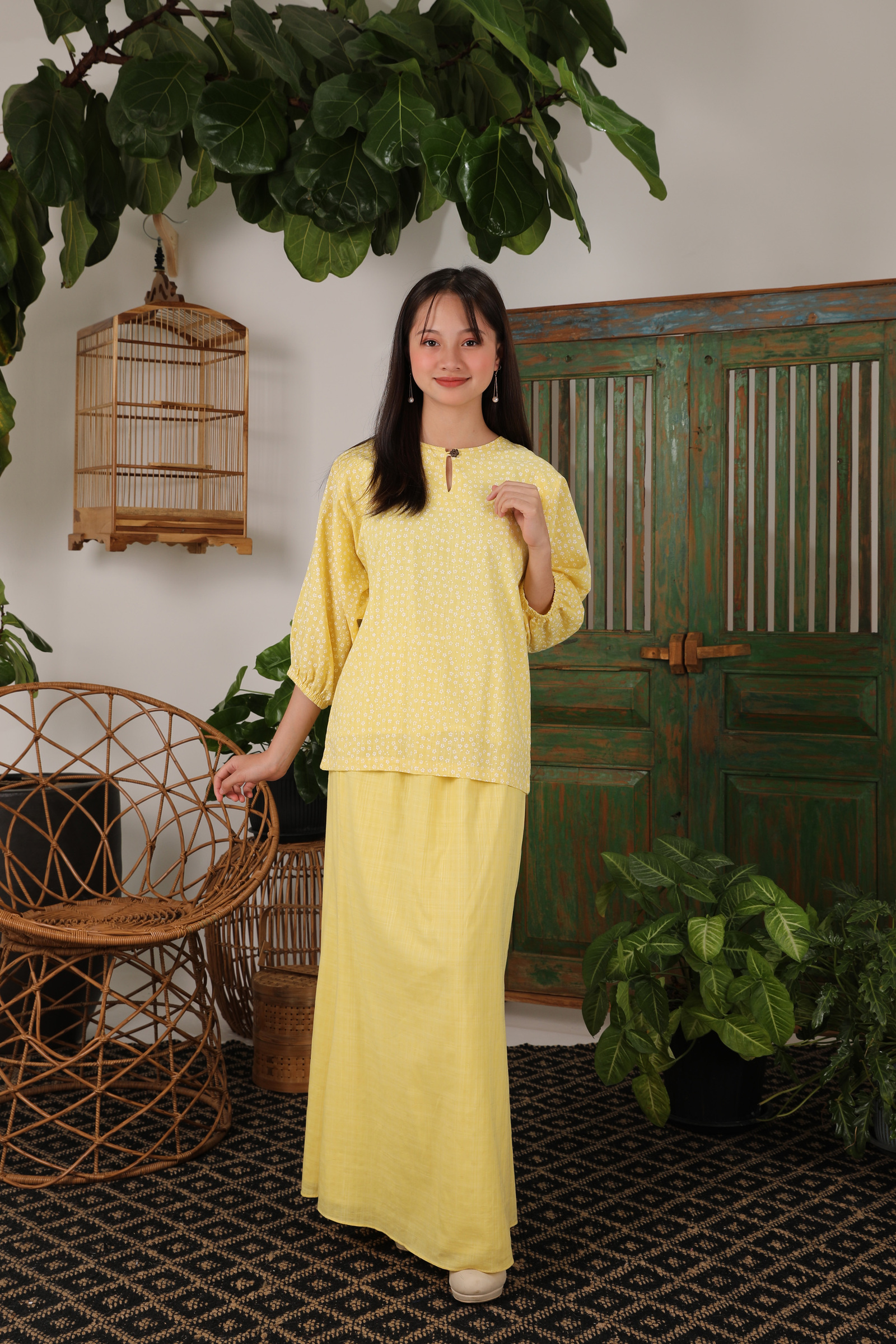 GIRL KURUNG BIDADARI KUNING