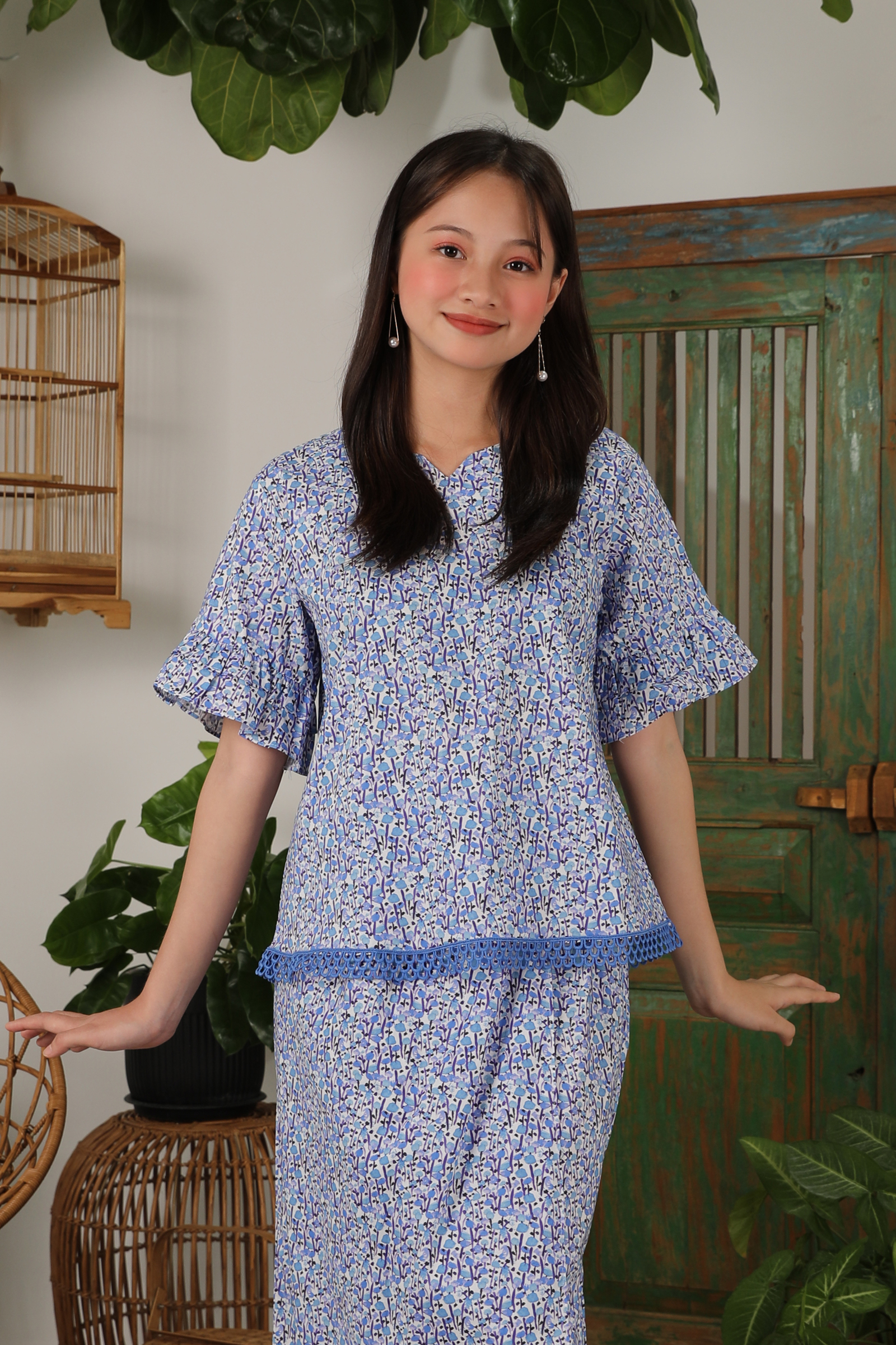 GIRL KURUNG TERPESONA BIRU 2