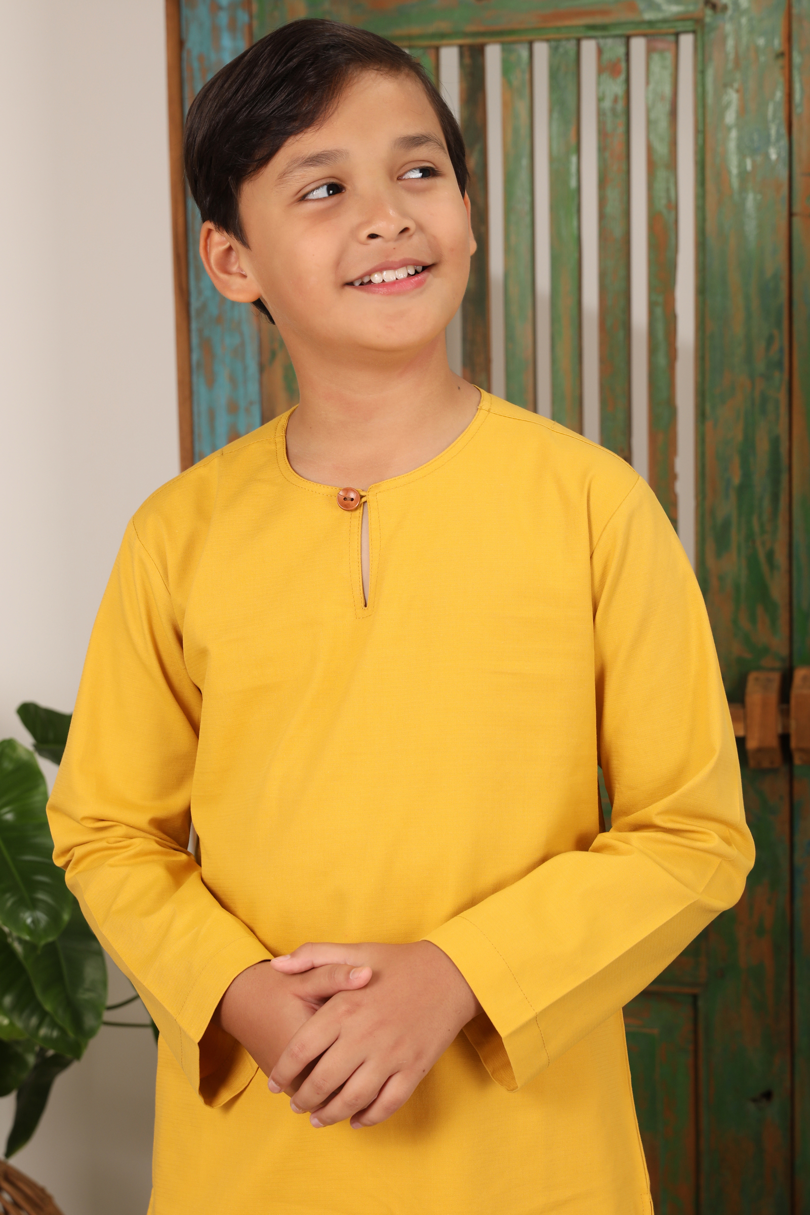 BOY KURTA YELLOW 2