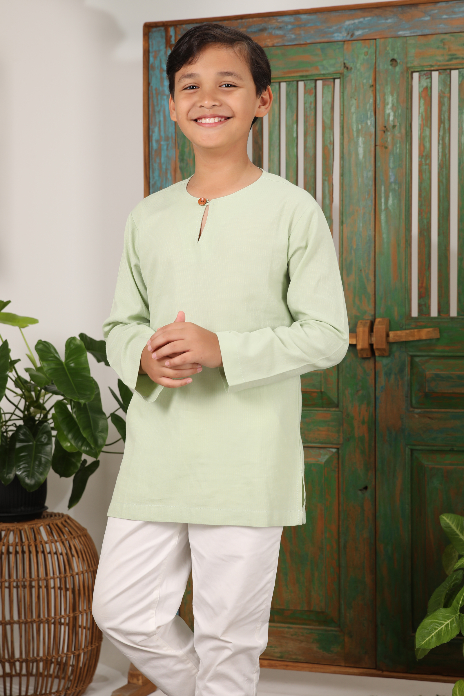 BOY KURTA GREEN 2