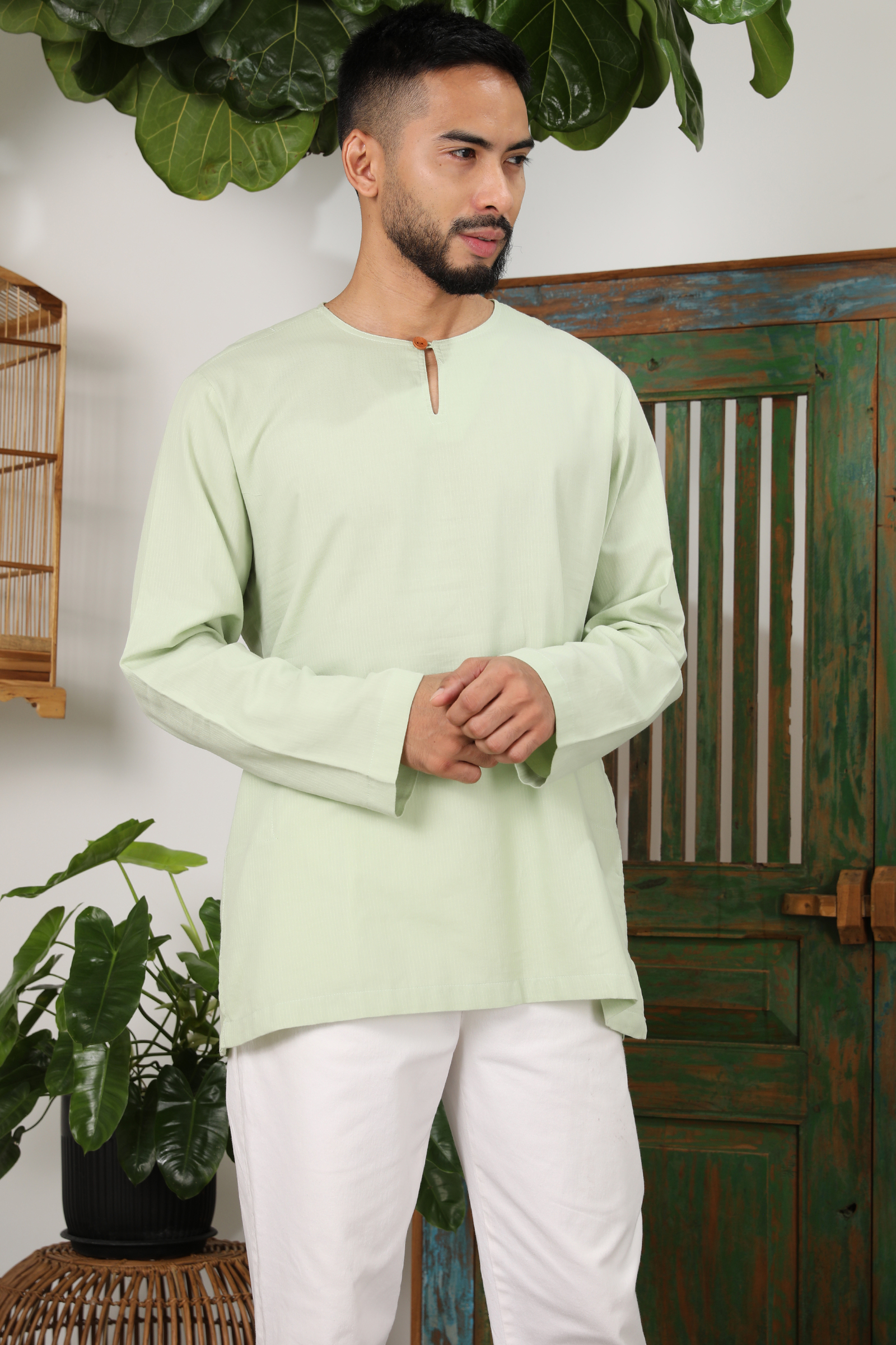 MEN KURTA HIJAU 1