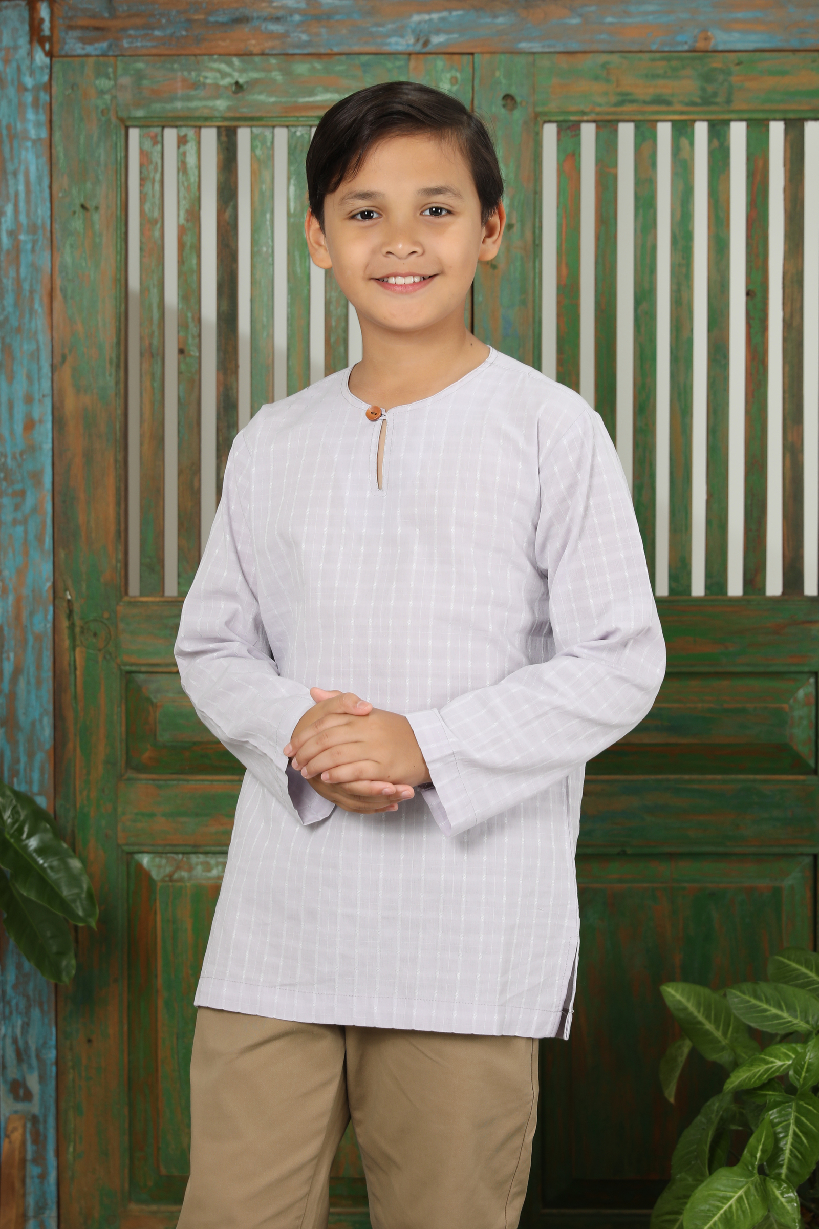 BOY KURTA LIGHT PURPLE 1