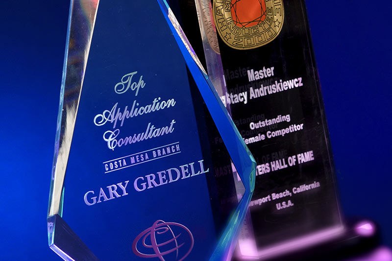 Engraved acrylic awards