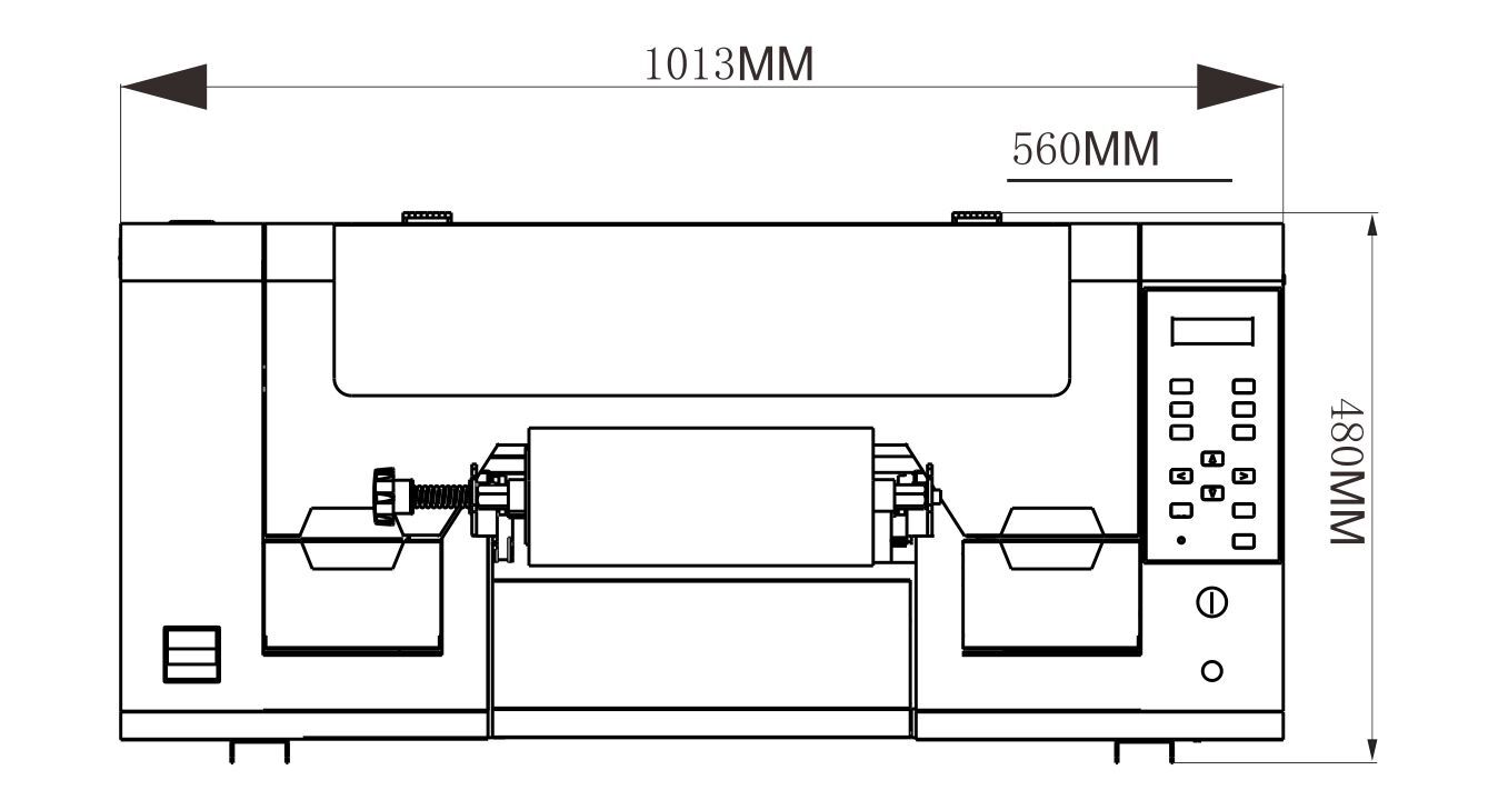 Letop LT-300C dimension drawing: 1013 × 560 × 480 mm