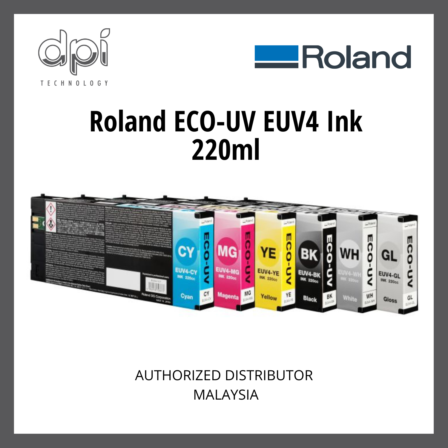 Roland Eco-UV EUV4 Ink