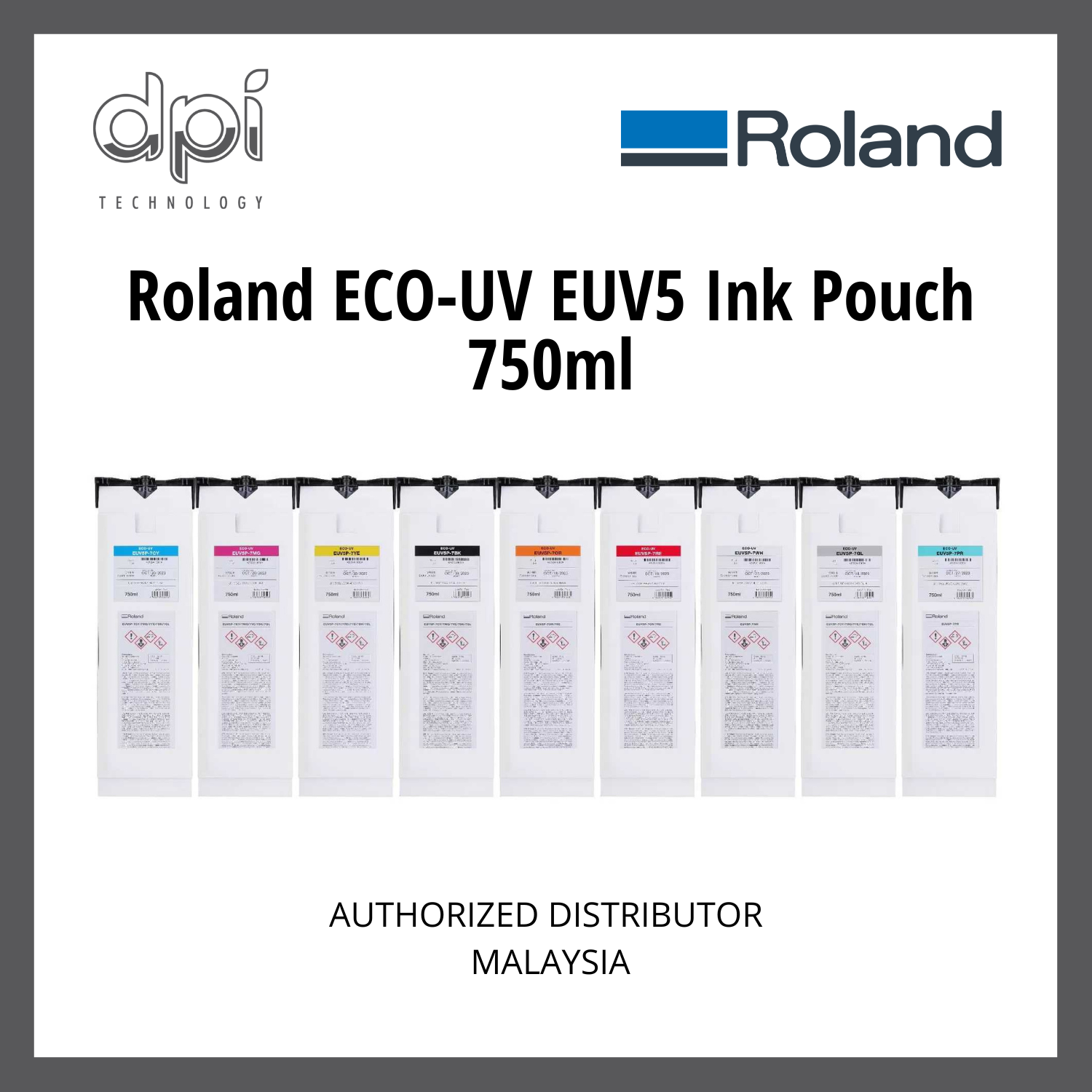Roland Eco-UV EUV5 Ink Pouch