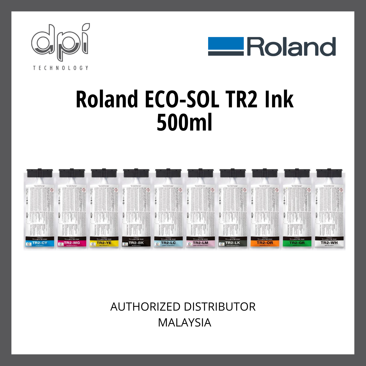Roland Eco Solvent TR2 Ink