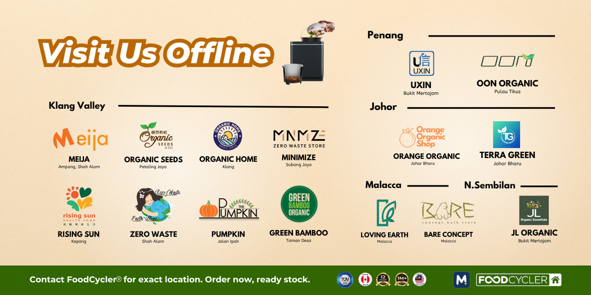 Where to buy FoodCycler Offline? - Full Retail Partners List