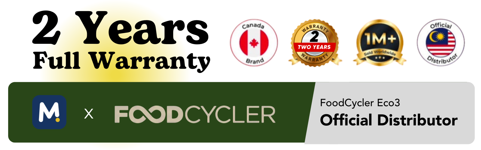 Only 0.8kWhper cycle