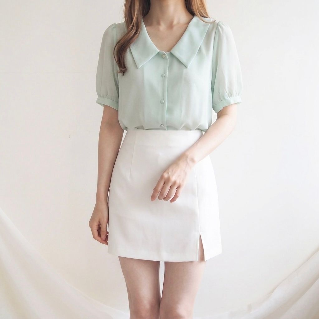 Office lady blouse