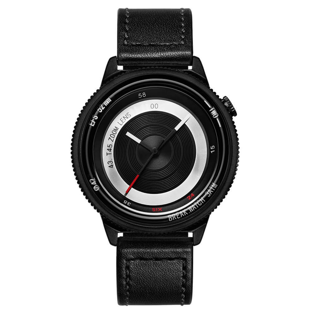 Lens Black Break Watches Black Leather.jpg