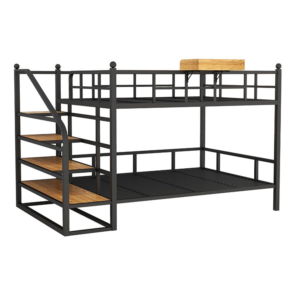 SKU-09-黑色上下床左边楼梯