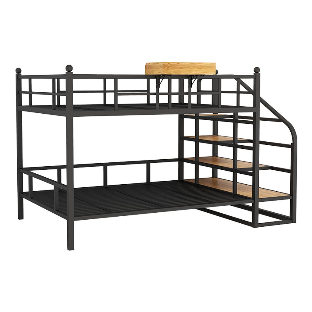 SKU-10-黑色上下床右边楼梯