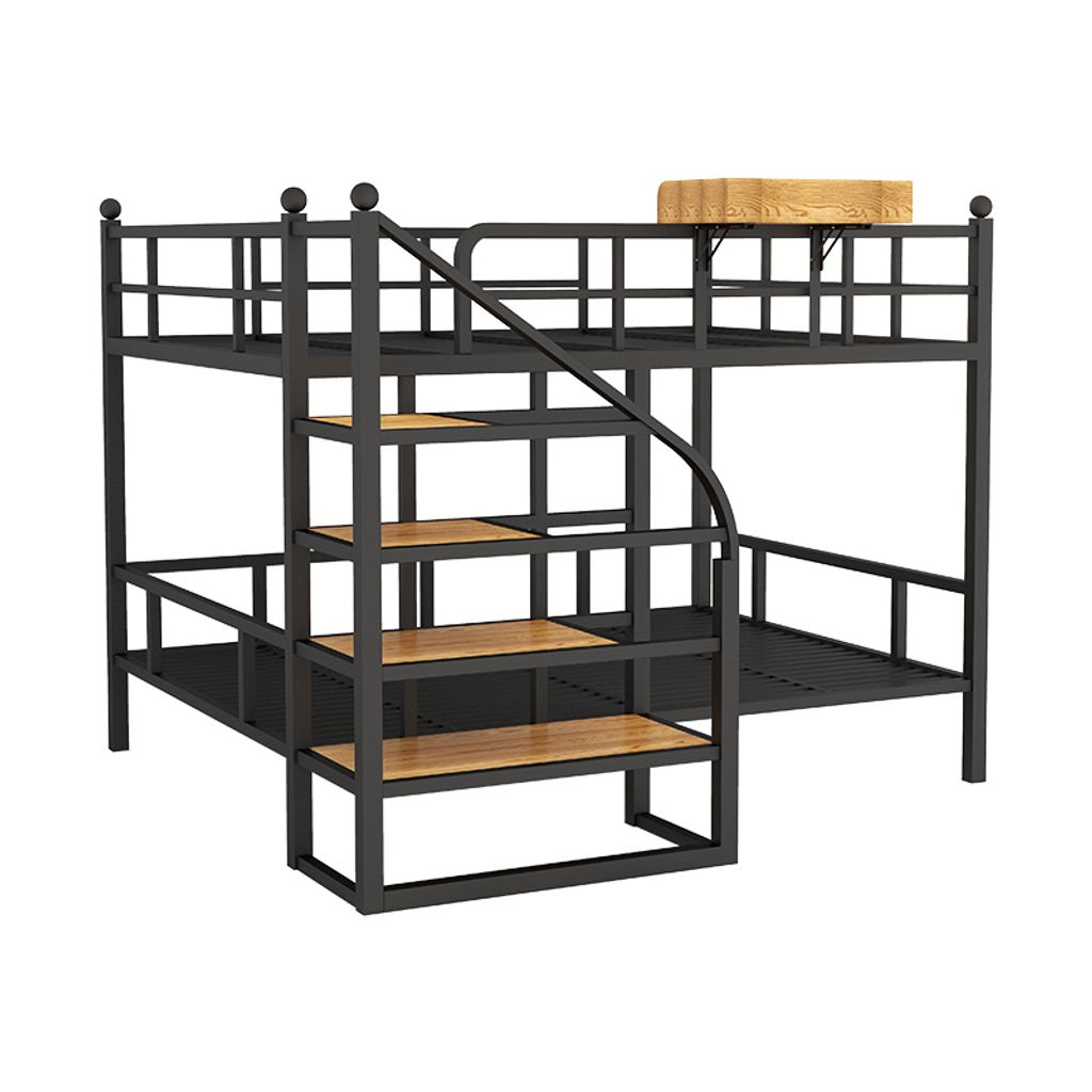 SKU-11-黑色上下床左前楼梯