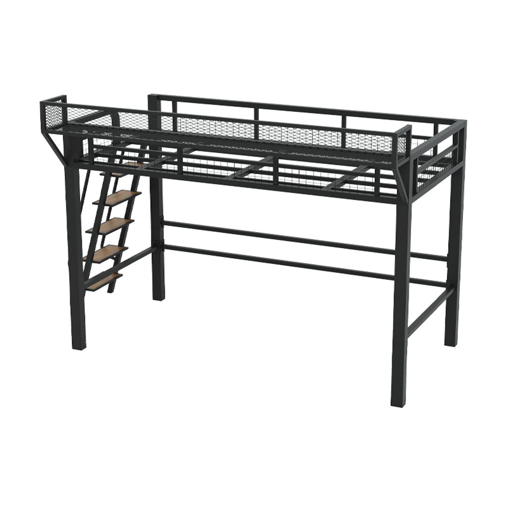 SKU-22-黑色斜梯(左侧方,带置物架)