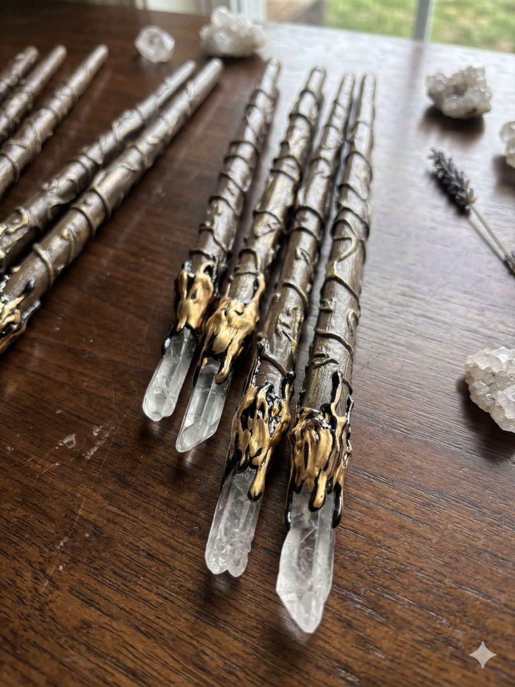 原礦魔法杖 天然水晶魔杖9