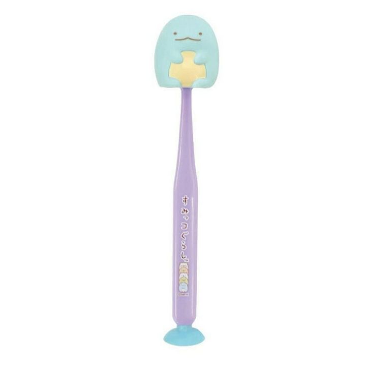 角落生物 SUMIKKO GURASHI 吸盤底座牙刷附造型蓋(恐龍) 4525154112523-2.jpg