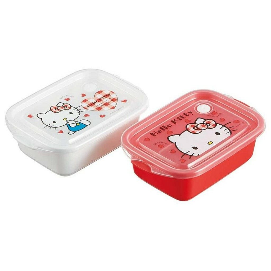 凱蒂貓2入塑膠密封保鮮盒(FCN2W)(500ML) 日本製 4973307476549-1.jpg
