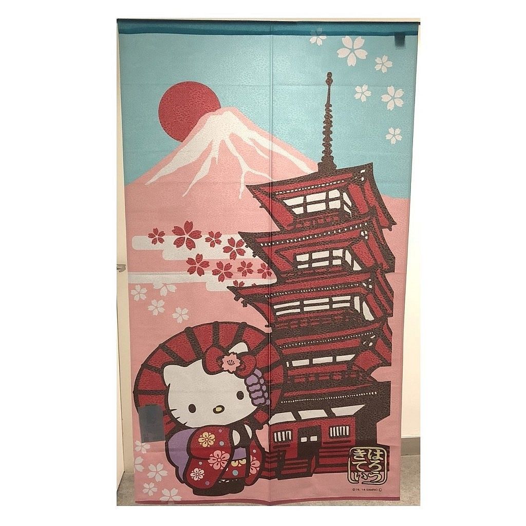 08_凱蒂貓 Hello Kitty 門簾(五重塔85X150CM) 4991567965153.jpg