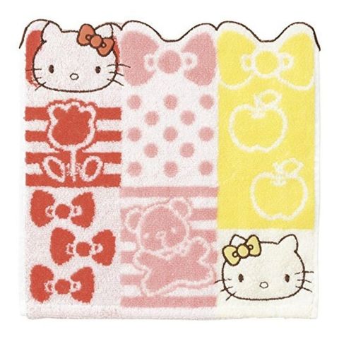 10_凱蒂貓 Hello Kitty 小方巾 毛巾(25X25CM) 4992272640762.jpg