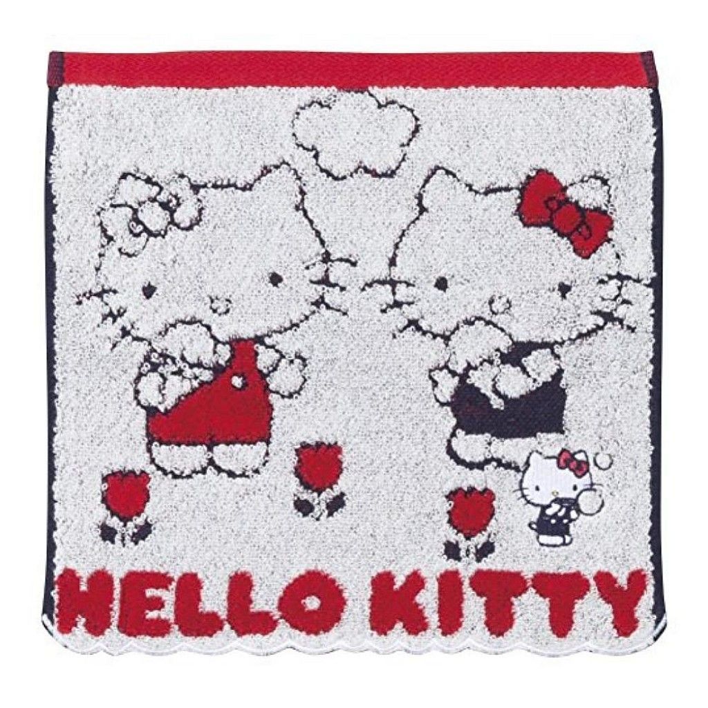 12_凱蒂貓 Hello Kitty 小方巾 毛巾(25X25CM) 4992272640847.jpg