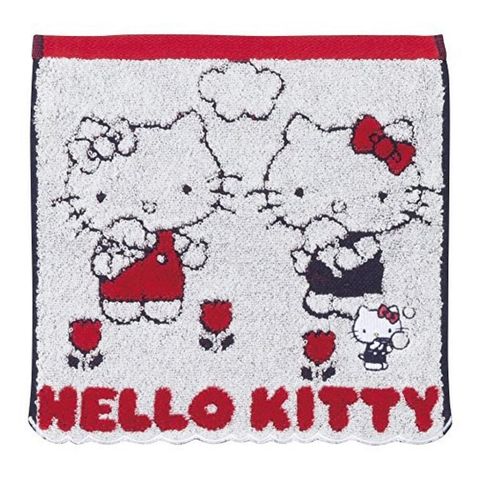 12_凱蒂貓 Hello Kitty 小方巾 毛巾(25X25CM) 4992272640847.jpg