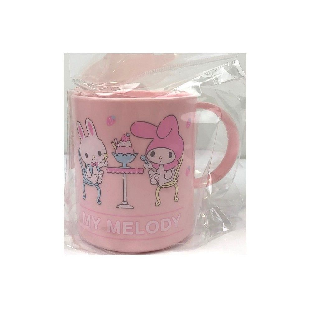 37_美樂蒂 MY MELODY 塑膠水杯(240ML) 日本製 4973307425790.jpg