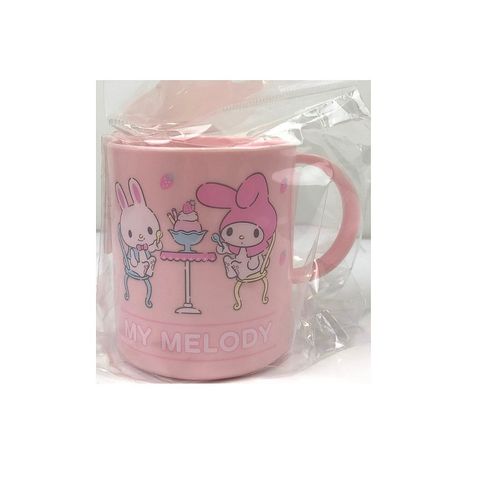 37_美樂蒂 MY MELODY 塑膠水杯(240ML) 日本製 4973307425790.jpg