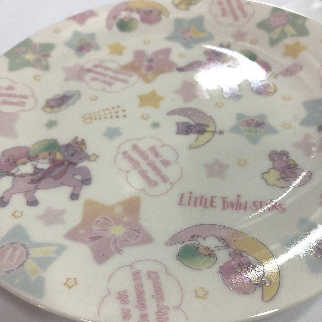 37_02_雙子星 LITTLE TWIN STAR 陶瓷盤(獨角獸) 4964412303141.jpg