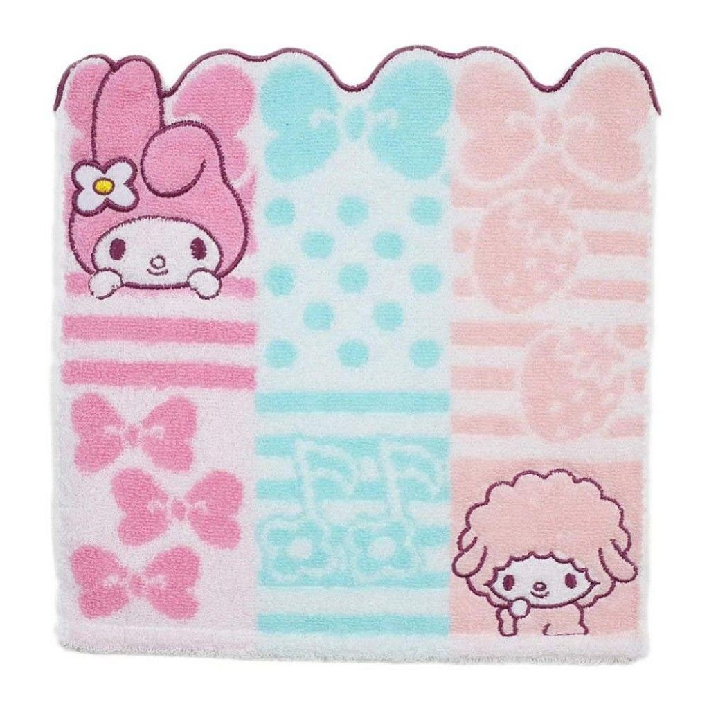 21_01美樂蒂 MY MELODY 小方巾 毛巾(25X25CM) 4992272640809.jpg