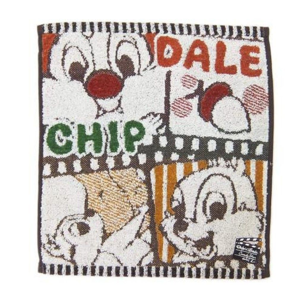 25_01迪士尼 DISNEY 奇奇&蒂蒂 CHIP&DALE 方巾 毛巾(34X36CM) 4992272610734.jpg