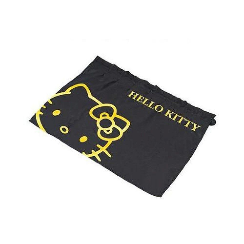 40_01凱蒂貓 HELLO KITTY 車用車窗遮陽簾(黑金色大頭).jpg