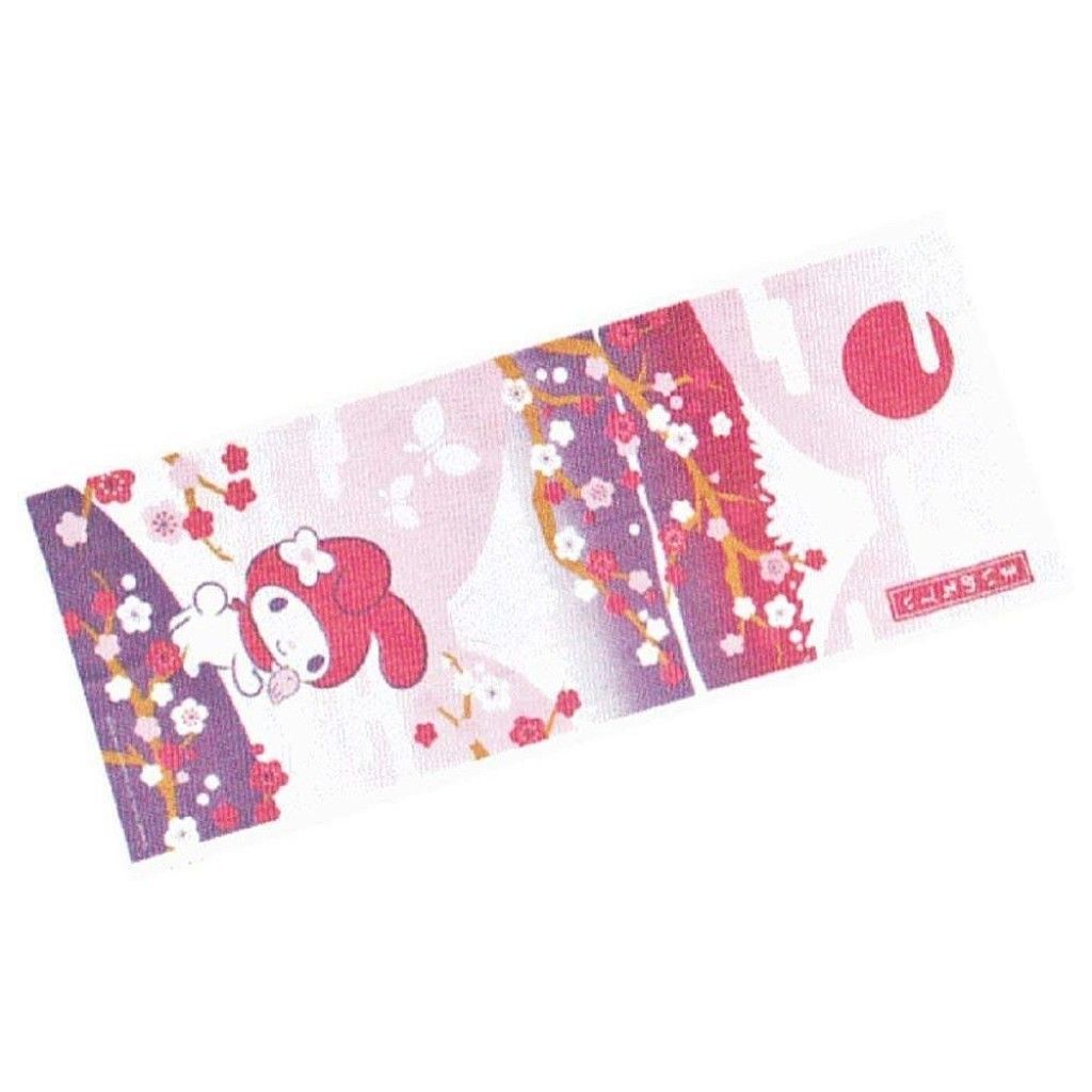 38凱蒂貓 HELLO KITTY 長巾 長毛巾(櫻吹雪34X90CM) 日本製.jpg