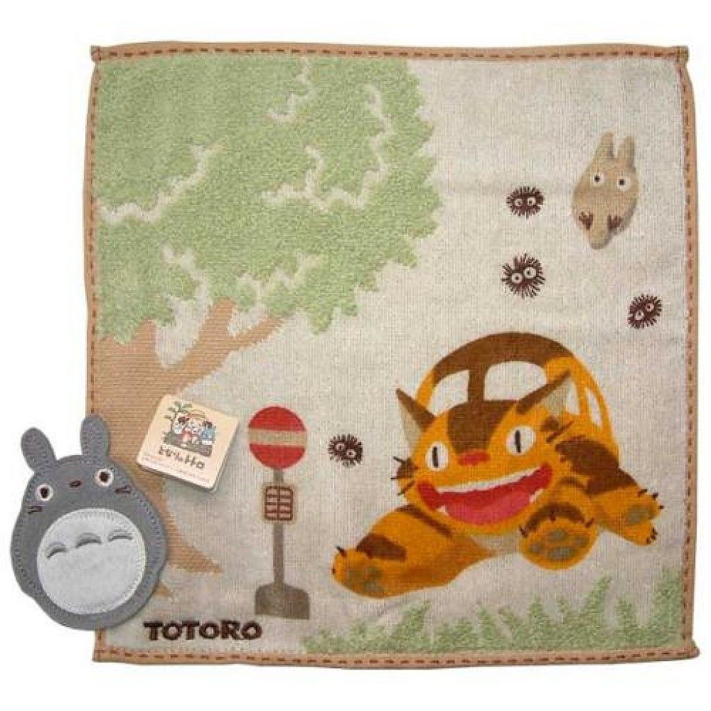 27宮崎駿 龍貓 TOTORO 方巾 毛巾(23X23CM).jpg