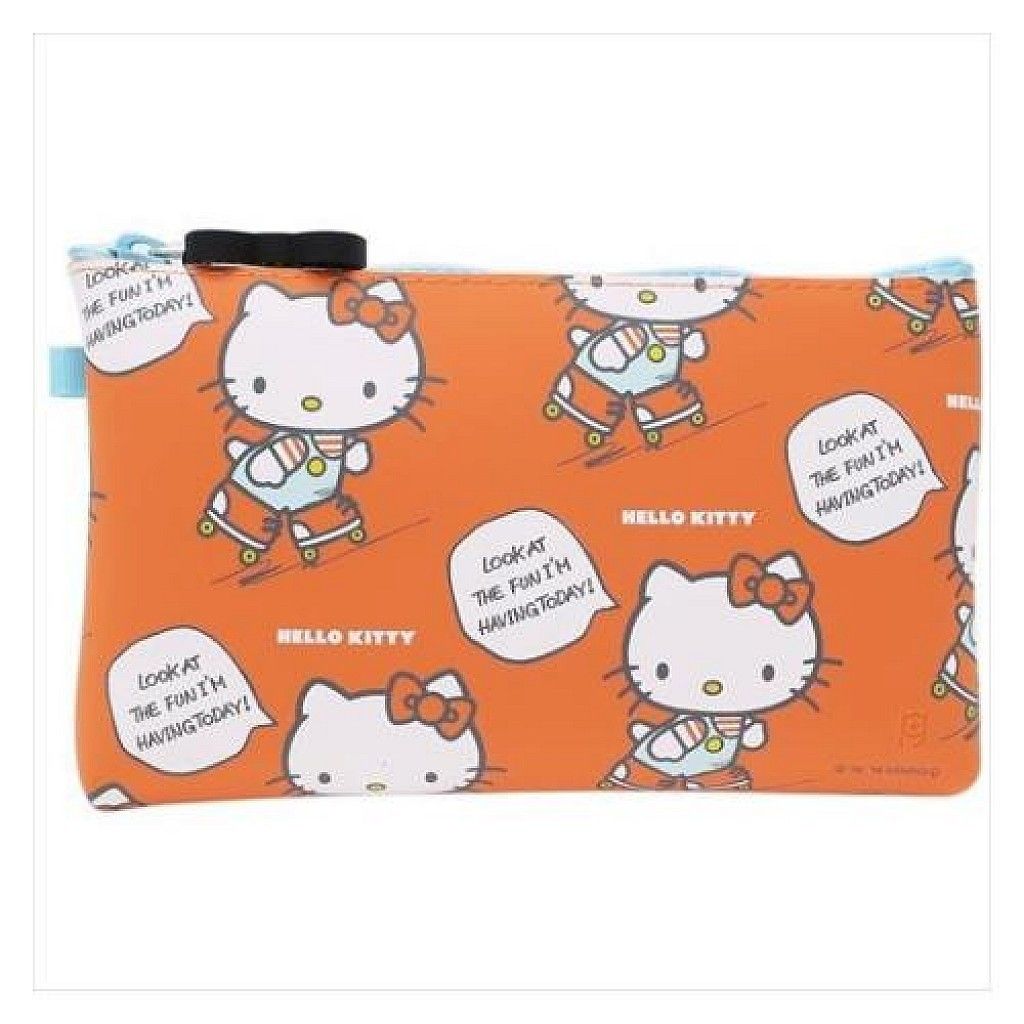 46_01凱蒂貓 HELLO KITTY 矽膠化妝包(紅).jpg