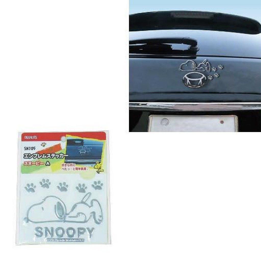48史努比 SNOOPY 車用立體浮雕貼紙.jpg