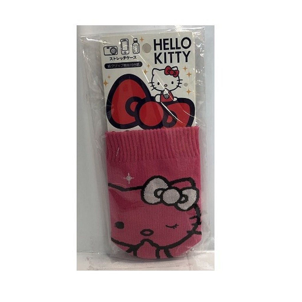 25_01凱蒂貓 HELLO KITTY 襪子材質3C腰掛包(桃色).jpg