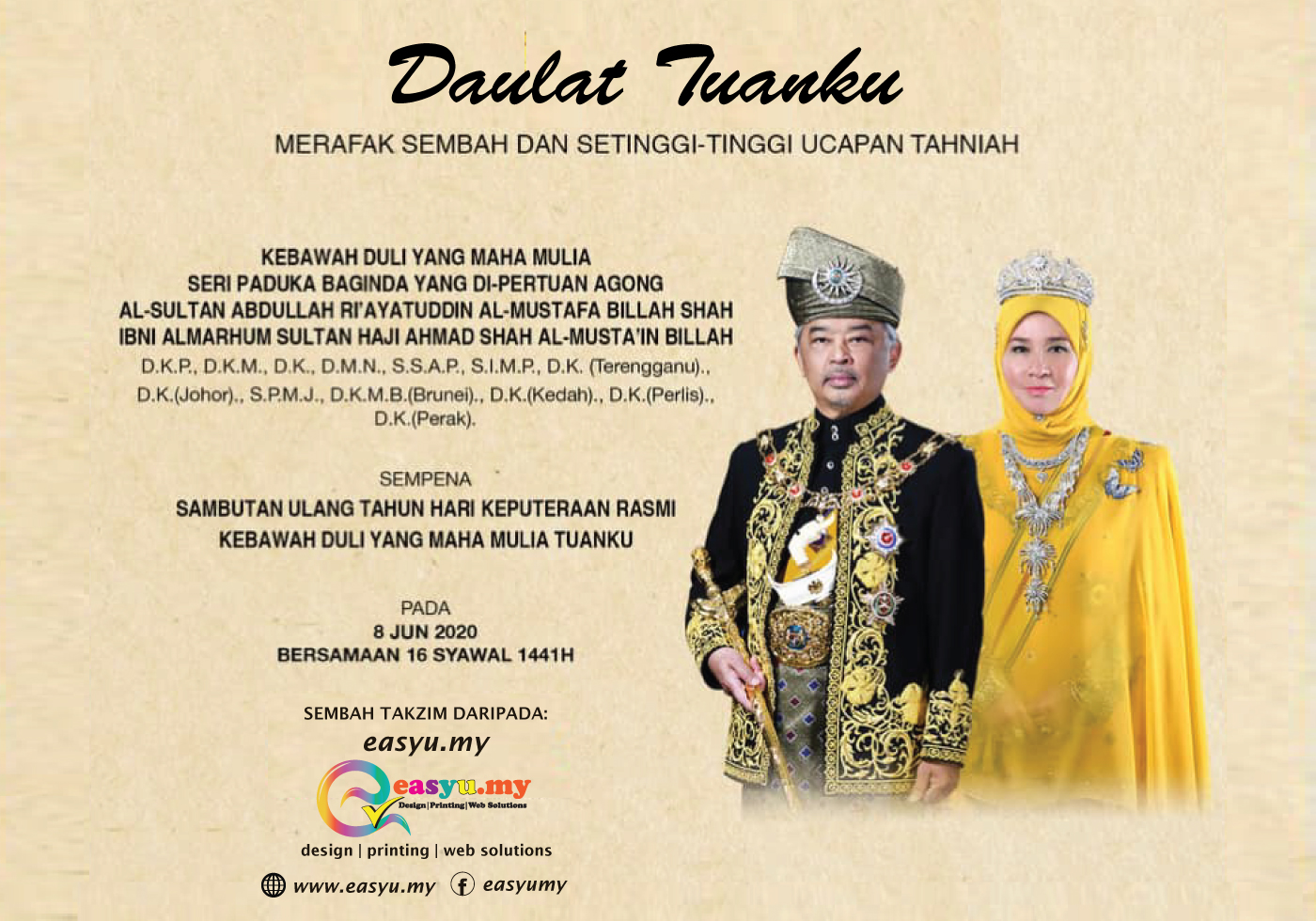 Daulat Tuanku Meaning In Hindi