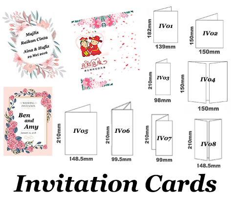 Print Invitation Cards Kah Kahwin Puchong Petaling Jaya KL