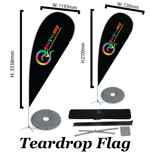 Teardrop Beach Flag Wind Flag Printing