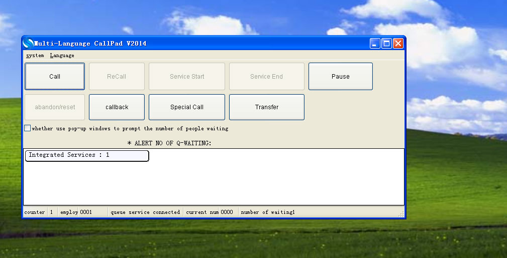 Virtual Software Call Pad Screen 2