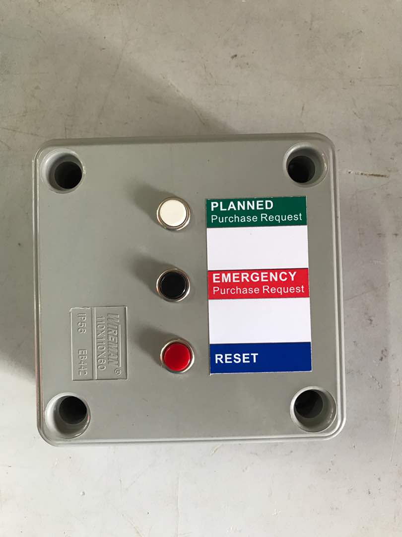 Customized button MCU into Planned and Emmergency