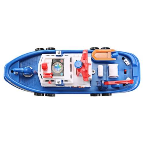 MUSIC LIGHT ELECTRIC MARINE RESCUE FIRE FIGHTING BOAT TOY (COLORMIX)