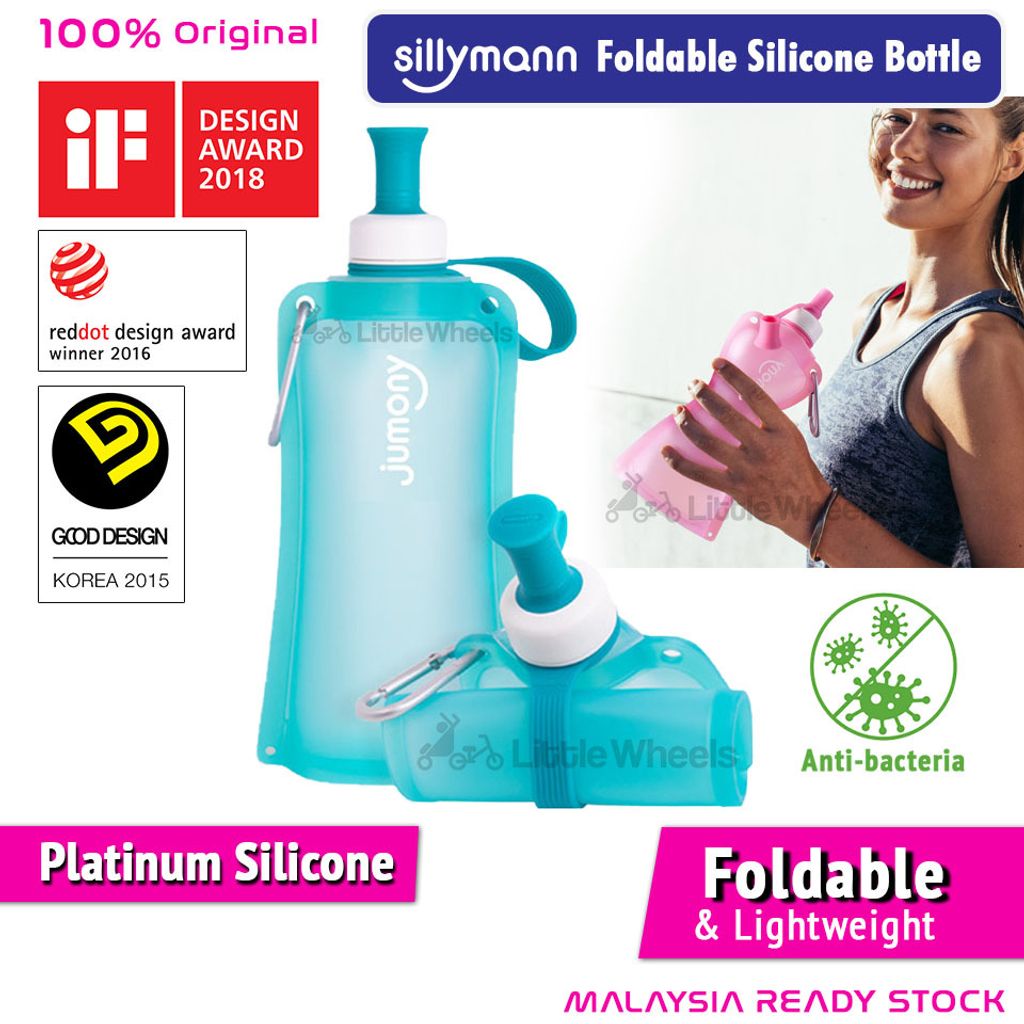 SKU Sillymann Foldable Silicone Bottle green.jpg