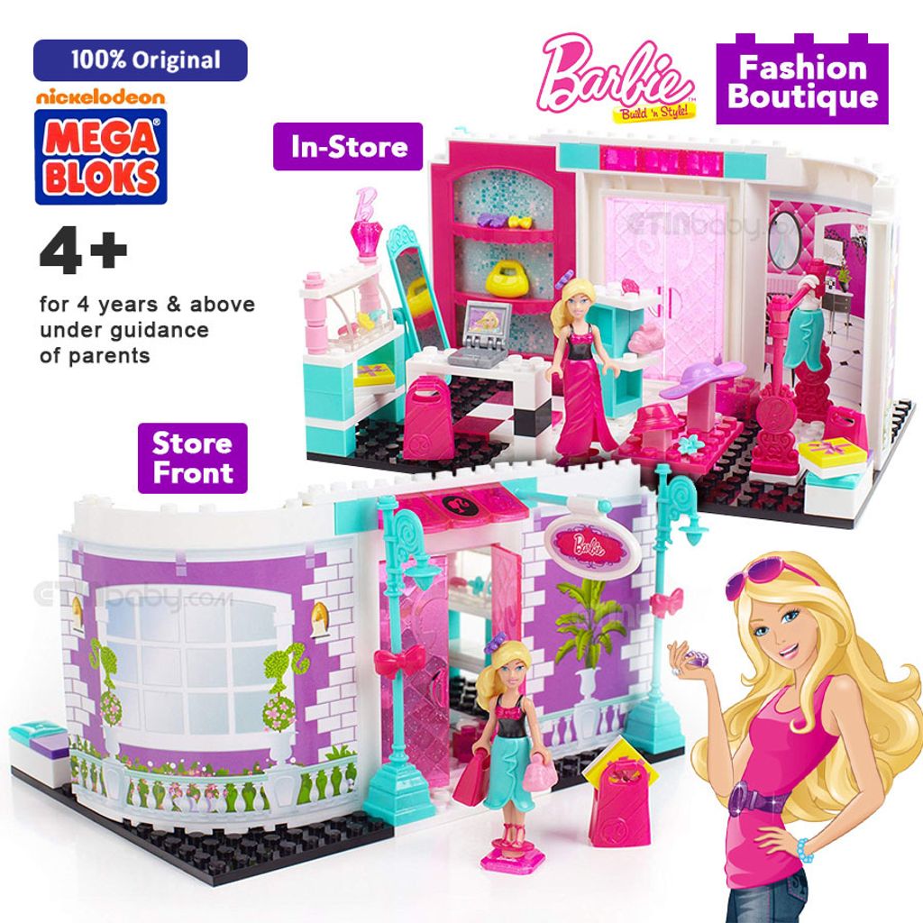 Fashion Boutique] Barbie's Build 'n Style Mega Bloks – Etin Baby